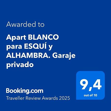 Apart Blanco Para Esqui Y Alhambra. Garaje Privado Granada Exteriör bild